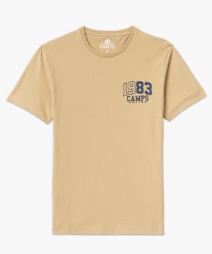Tee-shirt manches courtes à motif homme - Camps United vue6 - CAMPS GEMO FOR GOOD - GEMO