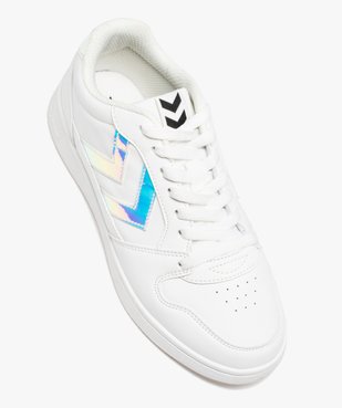 Baskets femme à lacets et à bande contrastante - Hummel vue5 - HUMMEL - GEMO