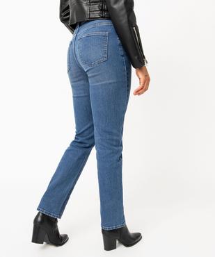 Jean Regular taille haute femme vue3 - GEMO(FEMME PAP) - GEMO