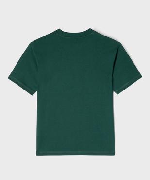Tee-shirt manches courtes coupe oversize garçon vue3 - GEMO (JUNIOR) - GEMO