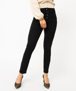Jean skinny extensible taille haute femme vue1 - GEMO 4G FEMME - GEMO
