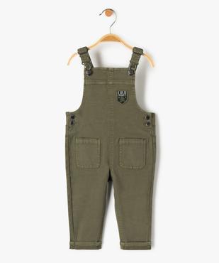 Salopette bébé garçon en denim coloré— LuluCastagnette vue1 - LULUCASTAGNETTE - GEMO