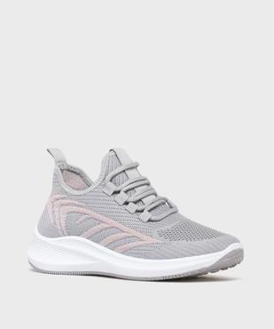 Baskets basses running en mesh à lacets femme - Valentina Baldano vue2 - VALENTINA BALDA - GEMO