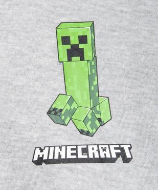 Sweat garçon chiné imprimé - Minecraft vue2 - MINECRAFT - GEMO