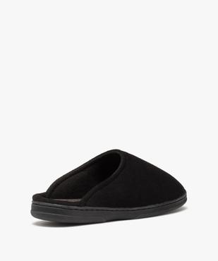 Chaussons homme mules d’intérieur en velours uni vue4 - GEMO(HOMWR HOM) - GEMO