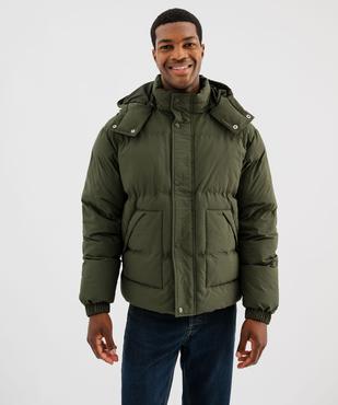 Doudoune à col montant et capuche amovible homme vue4 - GEMO (HOMME) - GEMO