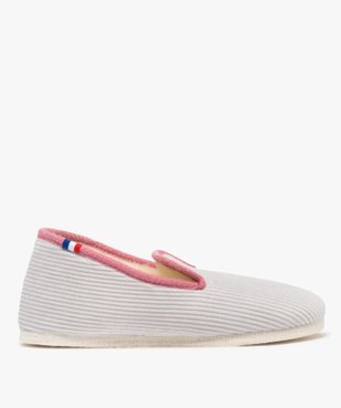 Chaussons enveloppants en velours doublés laine femme vue1 - GEMO(HOMWR FEM) - GEMO