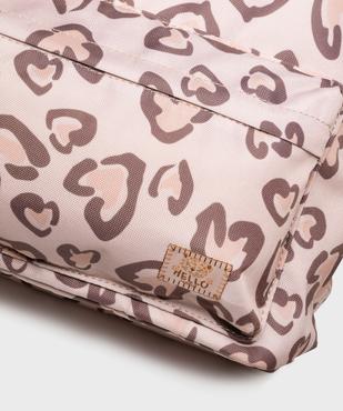 Sac à dos en toile motifs coeurs fille vue3 - GEMO (ACCESS) - GEMO