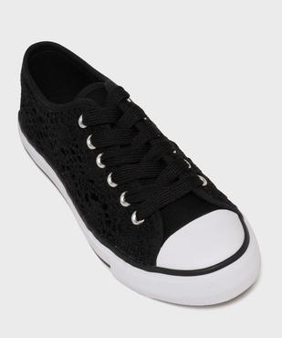 Tennis en toile ajourée façon macramé femme - Follow Me vue5 - FOLLOW ME - GEMO