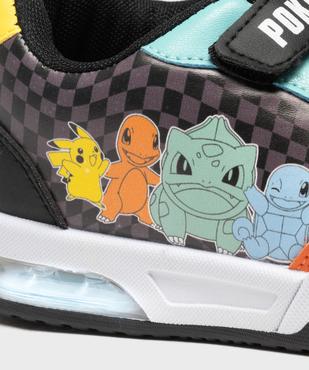 Baskets basses à scratch avec semelle lumineuse garçon - Pokemon vue6 - POKEMON - GEMO