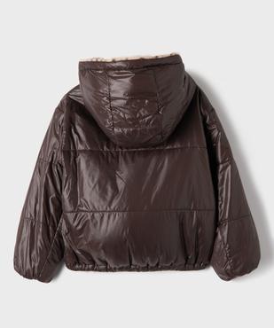 Blouson à capuche réversible fille vue6 - GEMO (ENFANT) - GEMO