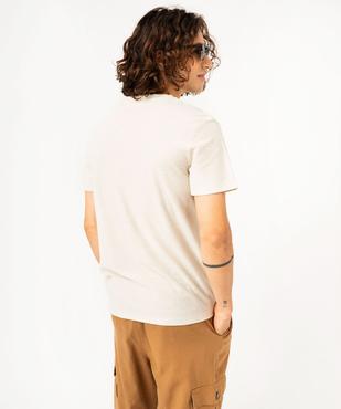 Tee-shirt manches courtes en grosse maille flammée homme vue3 - GEMO (HOMME) - GEMO