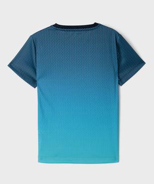 Tee-shirt de sport manches courtes imprimé garçon vue4 - GEMO (ENFANT) - GEMO