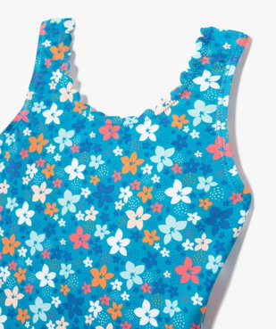 Maillot de bain fille une pièce à motifs fleuris vue2 - GEMO (ENFANT) - GEMO
