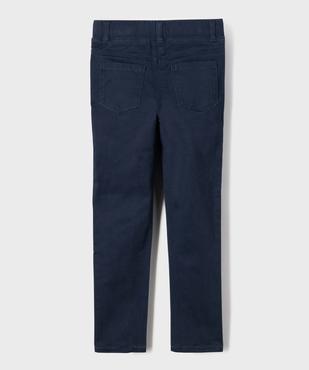 Pantalon slim avec taille ajustable fille vue3 - GEMO (ENFANT) - GEMO