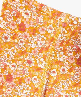 Ensemble 2 pièces sweat brodé et legging fleuri bébé fille - LuluCastagnette vue3 - LULUCASTAGNETTE - GEMO