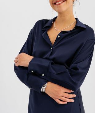 Chemise en satin femme vue4 - GEMO(FEMME PAP) - GEMO