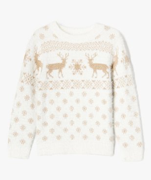 Pull de Noël avec motifs scintillants fille vue1 - GEMO (ENFANT) - GEMO