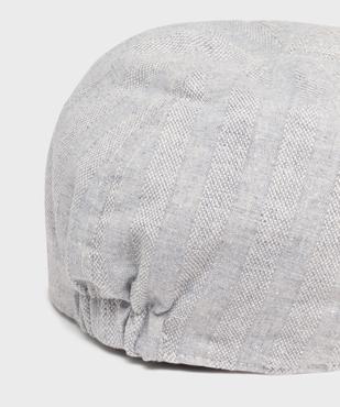 Casquette plate chinée à rayures homme vue2 - GEMO (ACCESS) - GEMO