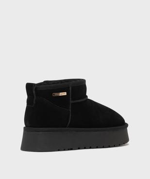 Boots fourrées plateforme femme - LuluCastagnette vue4 - LULUCASTAGNETTE - GEMO