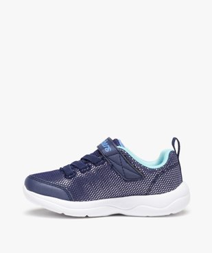 Baskets fille effet pailleté - Sketchers  vue3 - SKECHERS - GEMO
