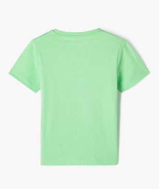 Tee-shirt à manches courtes avec motif streetwear garçon vue3 - GEMO (ENFANT) - GEMO