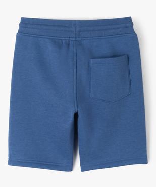 Bermuda en maille avec intérieur molletonné garçon vue3 - GEMO (ENFANT) - GEMO