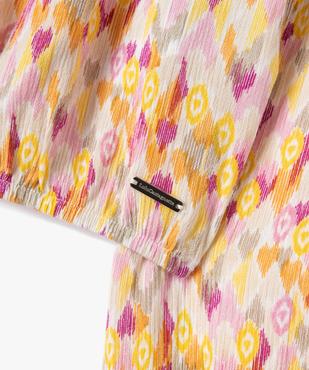 Blouse fille imprimée à manches longues - LuluCastagnette vue2 - LULUCASTAGNETTE - GEMO