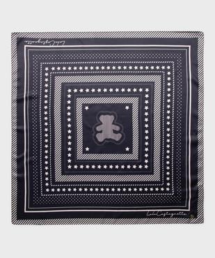 Foulard en satin à motifs étoiles femme - LuluCastagnette vue1 - LULU CASTAGNETT - GEMO