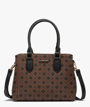 Sac à main imprimé à bandoulière amovible femme vue1 - GEMO (ACCESS) - GEMO