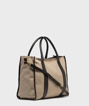 Sac cabas en toile femme vue2 - GEMO (ACCESS) - GEMO