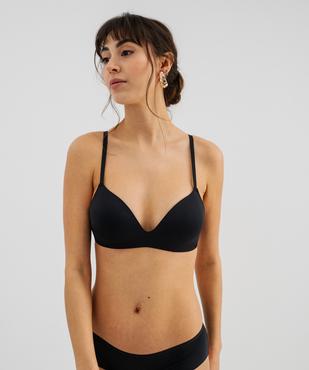 Soutien-gorge triangle sans armature à bonnets moulés vue6 - GEMO 4G FEMME - GEMO