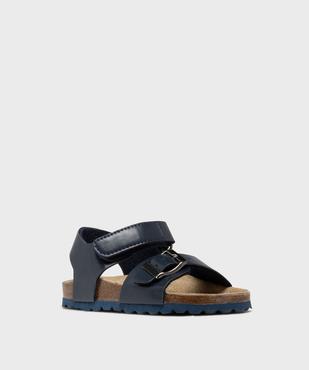 Sandales à brides avec semelle intérieure cuir garçon - Buggy vue2 - BUGGY - GEMO