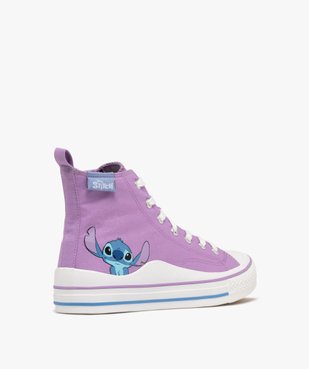 Baskets femme en toile montantes avec semelle à liserés colorés - Lilo & Stitch vue5 - LILO & STITCH - GEMO