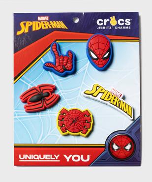 Clips Jibbitz (lot de 5) - Crocs X Spiderman vue1 - CROCS - GEMO