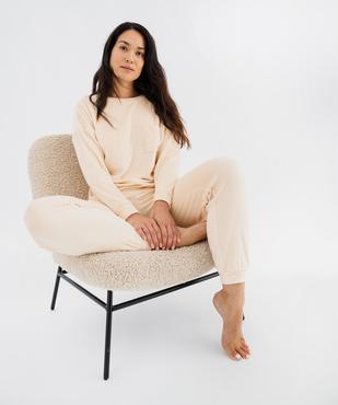 Pyjama pantalon manches longues femme vue7 - GEMO 4G FEMME - GEMO