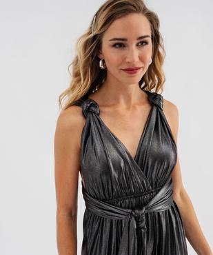 Combinaison pantalon multilook en maille fluide et brillante femme vue2 - GEMO(FEMME PAP) - GEMO