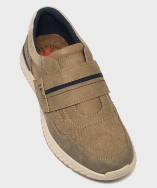 Baskets urbaines avec fermeture scratch homme - Relife vue5 - RELIFE - GEMO