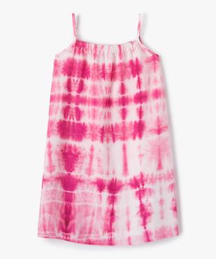 Robe fille à fines bretelles et imprimé tie-and-dye vue1 - GEMO (ENFANT) - GEMO