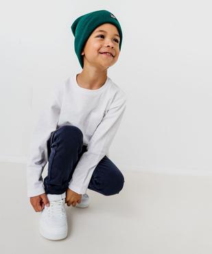 Tee-shirt à manches longues avec poche poitrine garçon vue4 - GEMO (ENFANT) - GEMO