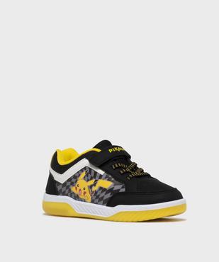 Baskets à scratch avec motif Pikachu garçon - Pokemon vue2 - POKEMON - GEMO