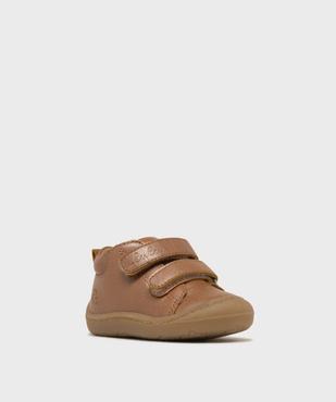 Chaussures premiers pas en cuir à scratch bébé fille - LuluCastagnette vue2 - LULUCASTAGNETTE - GEMO