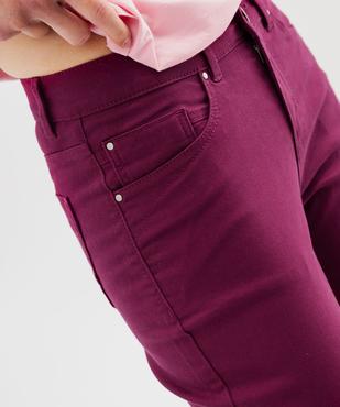 Pantalon coupe Slim taille normale femme vue2 - GEMO 4G FEMME - GEMO