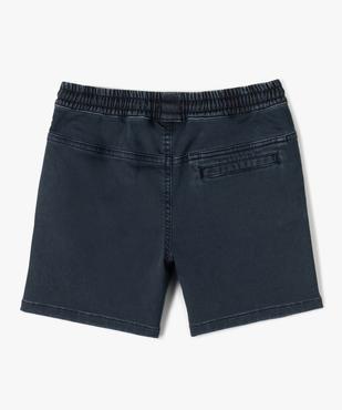 Short garçon en toile denim extensible vue3 - GEMO (JUNIOR) - GEMO