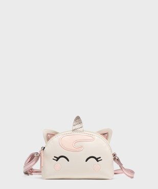 Sac mini à bandoulière à motif licorne fille vue1 - GEMO (ACCESS) - GEMO