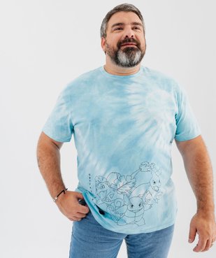 Tee-shirt manches courtes tie-and-dye imprimé homme - Pokémon vue9 - POKEMON - GEMO