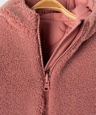 Manteau à capuche réversible bébé fille vue7 - GEMO(BEBE DEBT) - GEMO