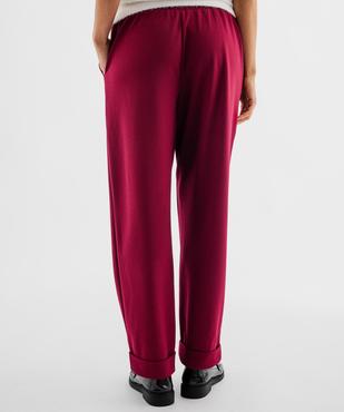 Pantalon fluide carrot femme vue3 - GEMO(FEMME PAP) - GEMO