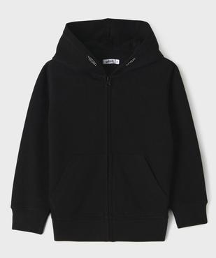 Sweat zippé et molletonné à capuche garçon vue6 - GEMO (ENFANT) - GEMO