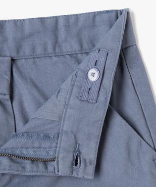 Bermuda coupe chino regular en toile de coton garçon vue2 - GEMO 4G GARCON - GEMO
